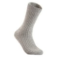 thumbnail image 2 of Lovely Annie 3 Pairs High-Performance Men's Wool Crew Socks Moisture Wicking Socks Perfect for Athletic Biking on Winter & Cold Weather Size 6-9(Light Gray), 2 of 4