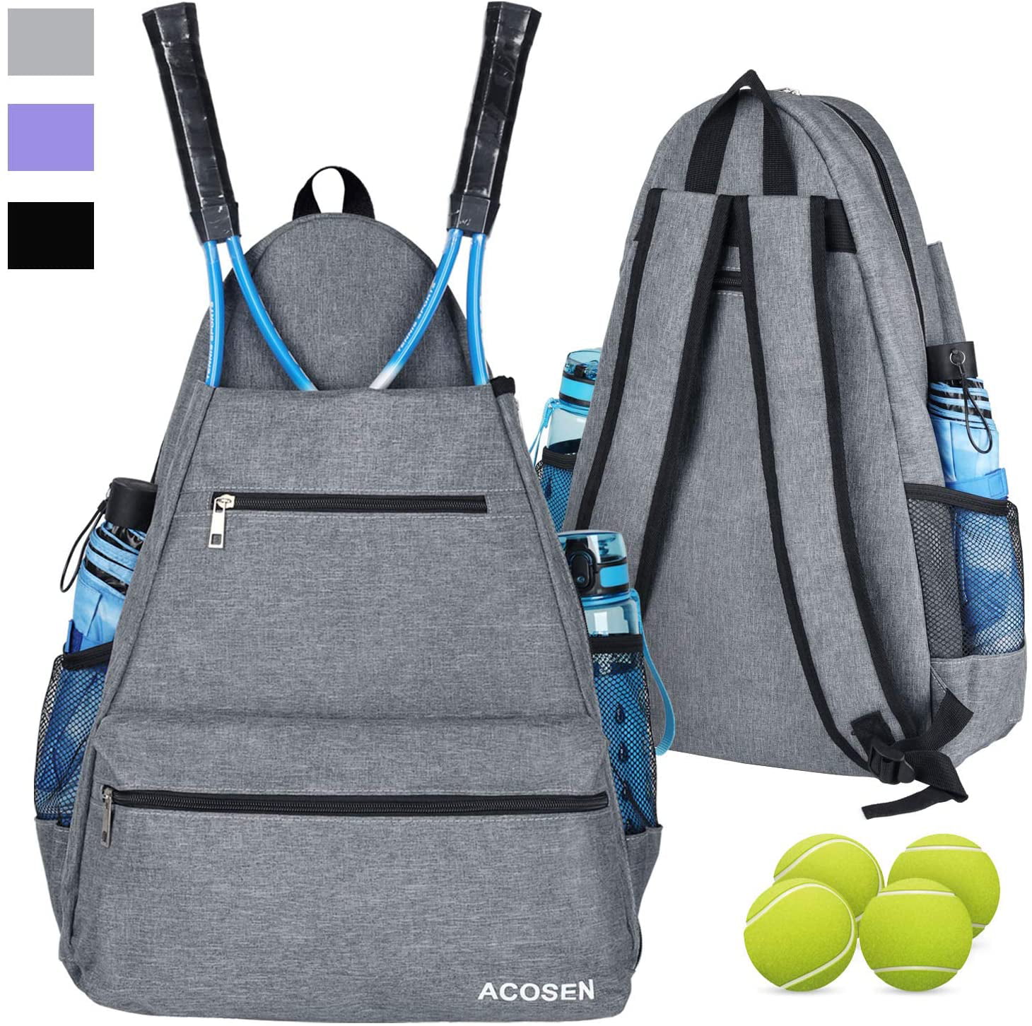 Badminton Tennis Racquet Carry Case Bag Cover Holds Racket Storage Handbag 