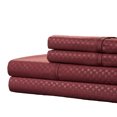 thumbnail image 2 of Somerset Home 4-Piece Brushed Microfiber Sheets Set for Adult (Burgundy, Full), 2 of 5