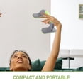 thumbnail image 3 of SEWACC 2Pcs Push Up for Home Workout Stable Grip Plastic Gray Fitness Equipment, 3 of 8