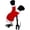 Santa, variant on Vjnyvs PC Velvet Fabric Electric Shaking Santa Elf Legs Ornament Animated Swinging Decoration for Christmas Tree Holiday 1-Piece