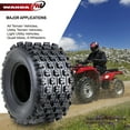 thumbnail image 5 of Set 4 Wanda Sport ATV tires 22x7-10 & 20x10-9 Yamaha Raptor 700 700R GNCC Race, 5 of 8