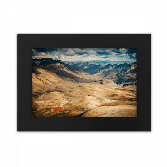 Mountains Desert Outdoor Cloud Sky Desktop Photo Frame Ornaments Picture Art Painting