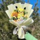 thumbnail image 4 of Muñeco de peluche de gato de dibujos animados hecho a mano con forma de ramo de My Melody, Kuromi, Cinnamoroll, Kt, regalo de San Valentín y graduación, 4 of 5