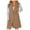 Khaki, variant on APEXFWDT Womens Fashion 2024 Sleeveless Blazer Vest Spring Casual Open Front Jacket Lapel V Neck Office Waistcoat Long Vests