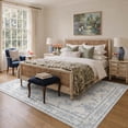 thumbnail image 2 of KUETH 3X5 Vintage Area Rugs Machine Washable Rugs for Living Room, Non Slip Flat Pile Rug with Rubber Backing, Persian Rug for Entryway Bedroom Dining Room Home Office, 2 of 4