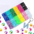 thumbnail image 2 of 19200pcs Rhinestones Gems 12 Mixed Color for Craft Decoration 5mm, 2 of 9