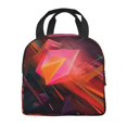 thumbnail image 3 of ZNDUO Reusable Lunch Bag, Insulated Lunch Bag for Women Men - Abstract Minimalism Colorful Tote Lunch Bag, Picnic School Work Office, 3 of 9