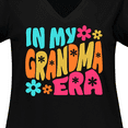 thumbnail image 4 of Inktastic In My Grandma Era Women's Plus Size V-Neck T-Shirt, 4 of 5