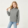 thumbnail image 3 of Hurxie Girls Long Sleeve Shirts Crewneck T-Shirts, Kids Crewneck Sweatshirt for Girls 130, 3 of 6