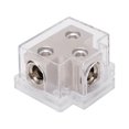 thumbnail image 4 of Loewten Car Audio Power Distribution Block,2 Way Power Distribution Block Zinc Alloy Distribution Connecting Block With Plastic Cover For Car Audio,2 Way Power Distribution Block, 4 of 8