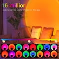 thumbnail image 3 of Sunset Lamp for Bedroom,App & Remote Control,180°Rotation RGB Color Changing LED Sunset Lamp Projector,Room Decor,Valentine's Day,Birthday,Wedding Gifts for Women, 3 of 8