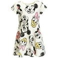 thumbnail image 5 of Disney Mickey Mouse Donald Duck Daisy Duck Toddler Girls French Terry Skater Dress and Scrunchie, 5 of 5
