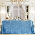thumbnail image 1 of Golden Sequin Tablecloth Rectangular Table Cover For Christmas Wedding Birthday Business Cocktail Party Decor Yening, 1 of 7
