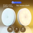 thumbnail image 1 of Luz de inducción del cuerpo humano circular con puerto de carga tipo C, luz de noche USB con control remoto magnético inteligente, 1 of 5