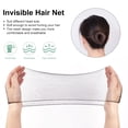 thumbnail image 4 of Trianu Hair Nets Invisible Elastic Edge Mesh and U Shaped Pins Set, 50 Pcs 50cm Invisible Hair Nets with 50 Pcs U Shaped Pins for Ballet Bun, Sleeping, Women and Wig (Golden), 4 of 9