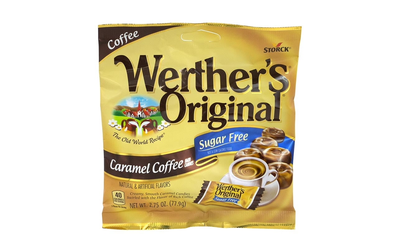 Werther's Original Hard Candies Caramel Coffee Sugar Free, 2.75 oz, 3 ...