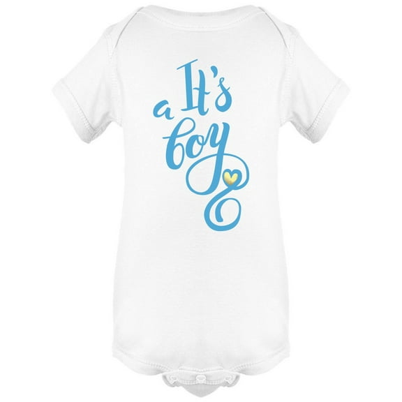 Its A Boy Curly Font Bodysuit Infant -Image by Shutterstock,  6 Months