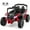 Red & Black, variant on Costway 12V Kids Ride On Car Battery Powered Electric Remote Control LED Lights Music Black