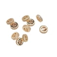 thumbnail image 1 of Jumpingount 10 piezas de DIY Beadwork Spacer Zircon decoración cuentas costura perlas joyería hacer artesanía decorativa Ropa, zapatos y accesorios Miscelánea Luz de oro Jumpingount AP016006-01, 1 of 6