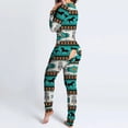 thumbnail image 2 of Vantage-Pijama con estampado navideño para mujer, ropa de dormir cálida de manga larga con trasero abierto, para sexo, 2023, 2 of 4