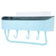 thumbnail image 1 of M Buder Estante de Baño Organizador de Ducha Sin Perforaciones Plástico Color Azul Claro 1 Pieza, 1 of 5