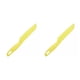 thumbnail image 4 of Injueey Juegos de cocina para niños, juego de Chef de plástico auténtico para niños, utensilios de cocina para pasteles, bordes dentados, amarillo 2Conjunto, 4 of 6