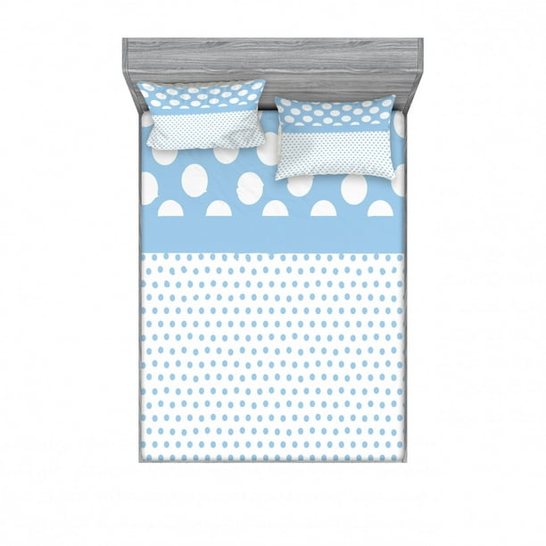 Polka Dots Bedding Set With Sheet Covers Baby Blue Pattern Modern In Nursery - Baby Blue Polka Dots Bedding Polka Dots Bedding Set With Sheet Covers Baby Blue Pattern Modern In Nursery - Baby Blue Polka Dots Bedding