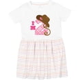 thumbnail image 3 of Inktastic 2nd Birthday 2 Year Old Cowgirl Hat Girls Toddler Dress, 3 of 5
