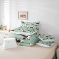 thumbnail image 5 of Feelyou Cartoon Dog Pug Twin Bedding Sets 7-Piece for Kids, Cute Dalmatian Lover Bedding Comforter Set, Funny Animal Reversible Sheet Sets, Lightweight Room Decor, 5 of 7