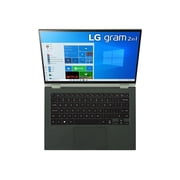 LG LCD Laptop 14 2-in-1 WUXGA (1920x1200) IPS Touch Display, 16GB Ram, 1TB SSD, DCI-P3 99%, Lightweight (2.8lbs) Green