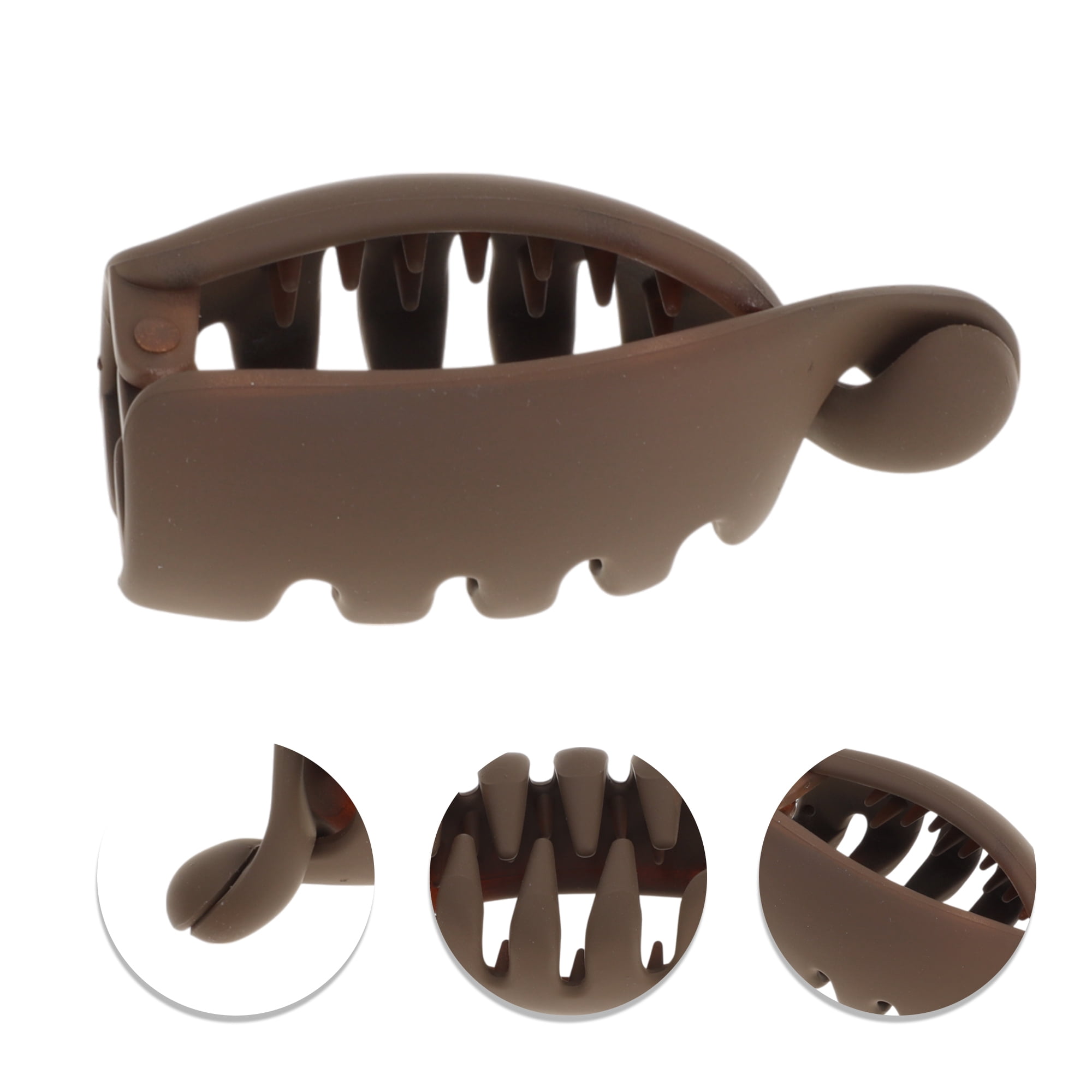 Unique Bargains Grace Banana Hair Clips for Home 1 Pc - ideal for Use and Styling Coffee