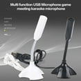 thumbnail image 4 of Desktop USB Microphone Computer Laptop mini mic USB mini Mini Microphone Flexible mini mic Tube Neck Adjustable PC Mic, White, 4 of 9