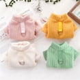 thumbnail image 6 of Denbek Sweater for Cats, Pet Sweater for Small Dogs Girl Boy Warm Solid Pullover Coat Autumn Winter Dog Clothes for Puppy Chihuahua Yorkie, Yellow-XL, 6 of 9