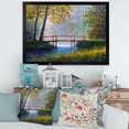 thumbnail image 3 of Designart 'Sunrise Glow and The Awakening Spring Forest' Lake House Framed Art Print, 3 of 4