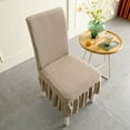 thumbnail image 5 of sruoe Dining Chair Covers, Chair Slipcovers Seat Protector, Removable Washable Seat Cover, Stretch Soft Dining Chair Slipcover for Living Room, Kitchen, 5 of 6