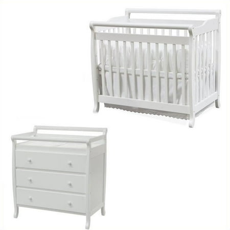 Davinci Emily Mini 2 In 1 Convertible Crib With Changing Table In