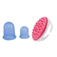 thumbnail image 2 of 2PCS Massage Cup Professional Silicone Cupping Therapy Cup with Massage Brush, 2 of 10