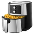 thumbnail image 5 of Cosmo COS-58AFAKSS 5.8 Quart Electric Hot Air Fryer with Temperature Control, Timer, Non-Stick Frying Tray, 1400W, 5 of 12