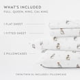 thumbnail image 4 of Noble Linens 3 Piece Holiday Microfiber Bed Sheet Set, Vintage Snowman, Twin, 4 of 13
