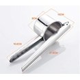 thumbnail image 2 of Potato Ricer Masher, Stainless Steel Manual ruits and Vegetables Masher, Removable and Washable Handheld Kitchen ood Ricer Press Strainer Heavy Duty Potato Ricers, 2 of 8
