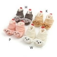 thumbnail image 3 of URMAGIC Newborn Baby Cozy Fleece Booties with Grippers Winter Slippers Socks Soft Sole Stay On Infant First Walker Crib Shoes 12-18 Months, 3 of 9