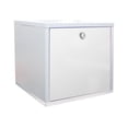 thumbnail image 2 of Buro Flotante Recamara Mdf Recamara Ensamblado Vinil Blanco, 2 of 8