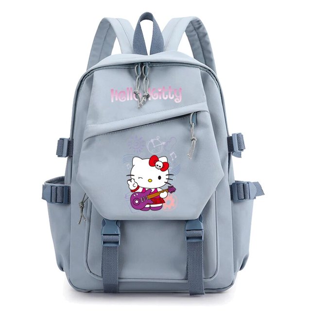 3Pcs/set Hello Kitty Anime Backpack for Girl Boy Children Lunch Bags Student Teenager Bookbag Schoolbag Knapsack Women Rucksack