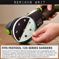 thumbnail image 4 of Serious Grit - 5-Inch 9-Hole 120 Grit Sanding Discs - Heavy-Duty Hook & Loop Film Discs - Sandpaper for Random Orbital Sanders - 50 Pack Box, 4 of 4