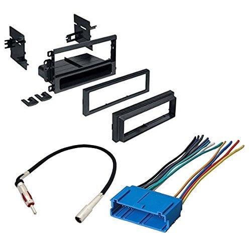 CAR STEREO DASH INSTALL MOUNTING KIT WIRE HARNESS RADIO ANTENNA BUICK PONTIAC 2000 2005