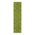 thumbnail image 3 of Unique Loom Trellis Shag Collection Area Rug - Ruth (2' x 8' Runner Green/Ivory), 3 of 11
