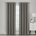 thumbnail image 3 of Luxury Ava Blackout Weave Curtain Panels With Tie Backs Pair (Set Of 2), 3 of 4
