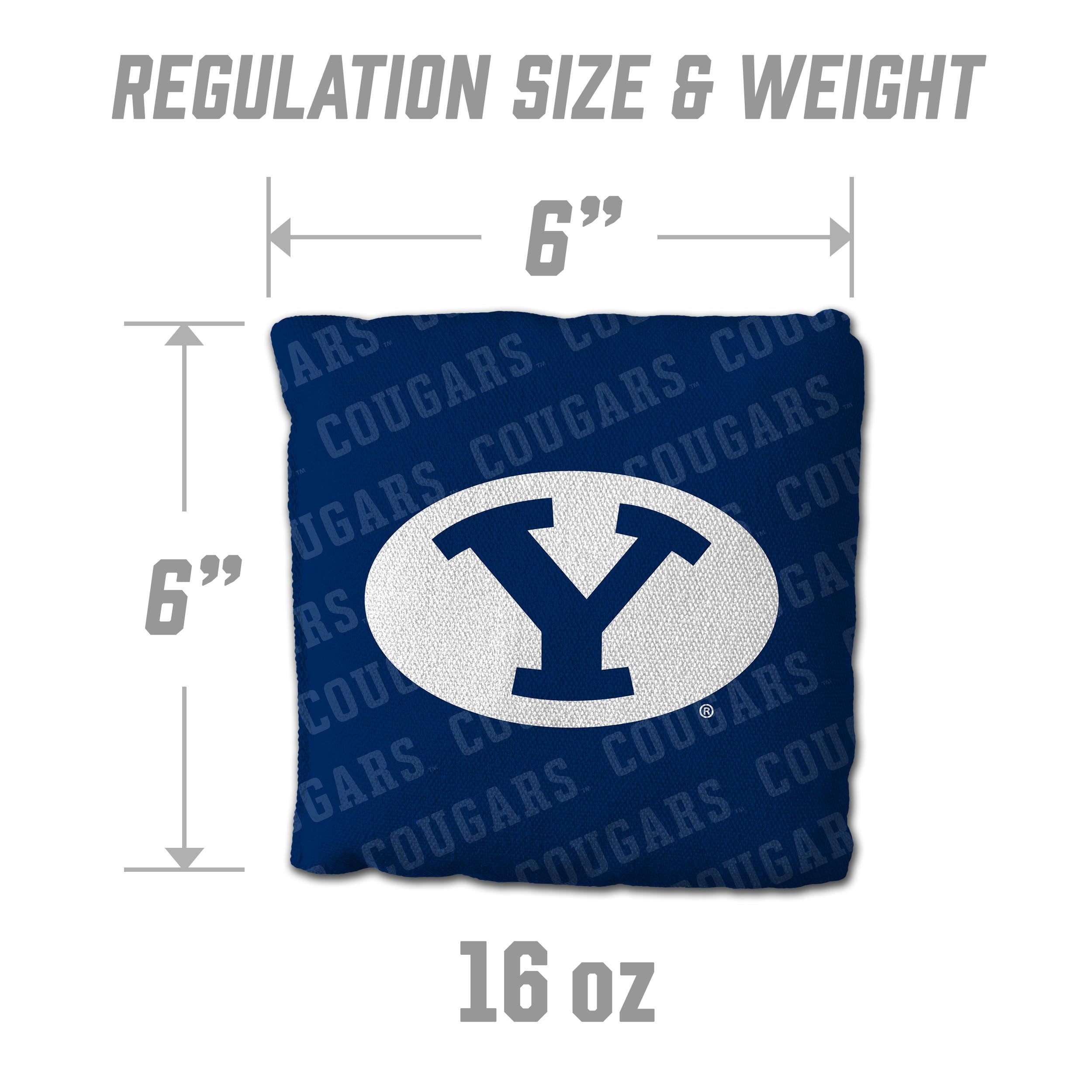 NCAA BYU Cougars Cornhole Bags - 4PK - Blue