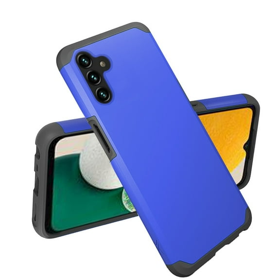 For Samsung Galaxy A13 5G Ultra Slim Corner Protection Shock Absorption Hybrid Dual Layer Hard PC   TPU Rubber Armor Defender Cover ,Xpm Phone Case [Blue]